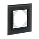 Минск Рамка 1-местная стеклянная черная Basic  ERM-G-401-70  EKF