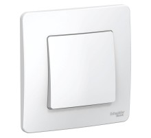 Blanca Белый С/У Переключатель 1-клавишный, 10А, 250B  BLNVS010601  SE