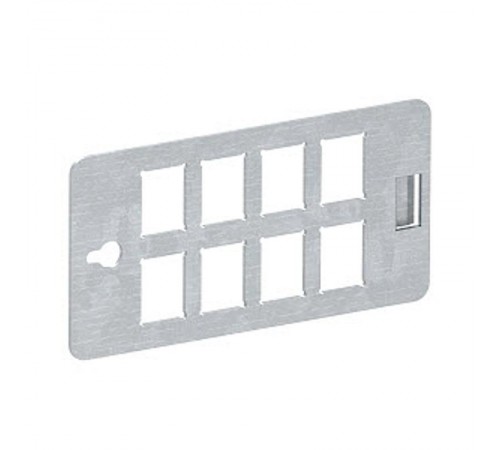 Монтажная пластина для распределителя энергии UVS для 8 модулей типа "С" (Keystone) (CP45-TP 8C)  6108028  OBO Bettermann