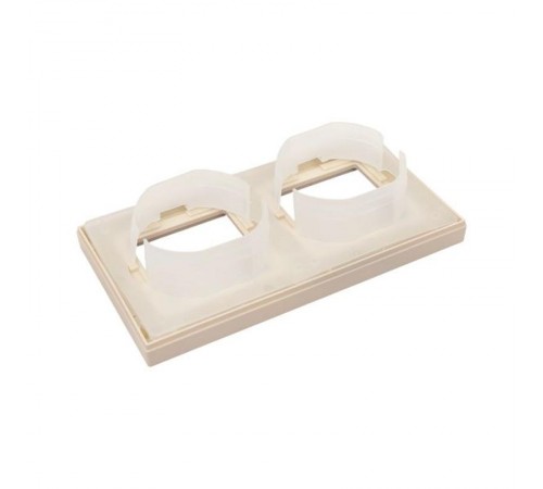 2 - местная рамка, IP44, кремовая, пластик Эпика  UP1-FPI-02-44 EKF