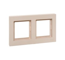 2 - местная рамка, IP44, кремовая, пластик Эпика  UP1-FPI-02-44 EKF