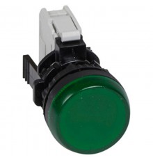 Лампа-индикатор - Osmoz - в сборе - с подсветкой - зеленый - 230 В~  023792  Legrand