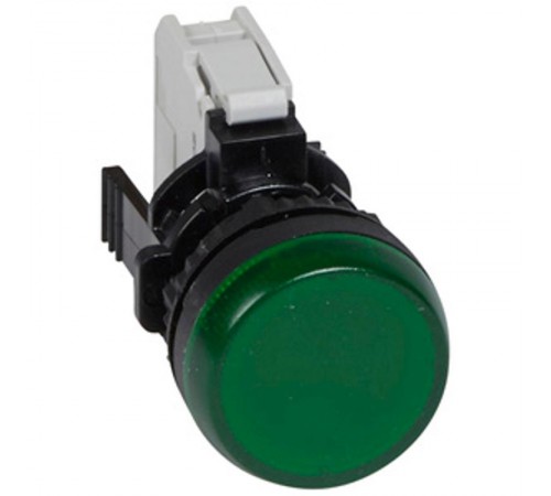 Лампа-индикатор - Osmoz - в сборе - с подсветкой - зеленый - 230 В~  023792  Legrand