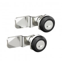 Комплект поворотных замков с личинкой под уникальный ключ для навесных корпусов, 2 шт., ключи в комплекте  R5CE229N  DKC