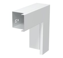 Плоский угол с крышкой кабельного канала LKM 60x60 мм (сталь,белый) (LKM F60060RW)  6249485  OBO Bettermann