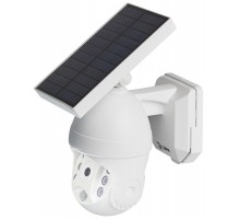 Фасадный светильник Камера на солнечной батарее ERAFS012-10 с датчиком движения, 6 LED, 8*24 см  Б0057600  ЭРА