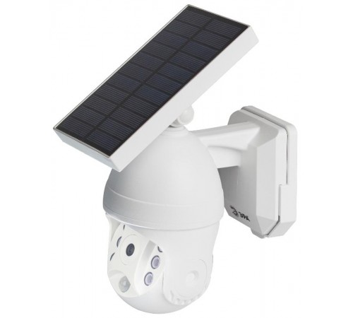 Фасадный светильник Камера на солнечной батарее ERAFS012-10 с датчиком движения, 6 LED, 8*24 см  Б0057600  ЭРА