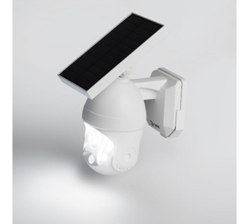 Фасадный светильник Камера на солнечной батарее ERAFS012-10 с датчиком движения, 6 LED, 8*24 см  Б0057600  ЭРА