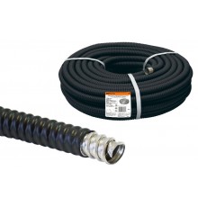 Металлорукав в ПВХ-изоляции Р3-Ц-П нг d 10 черный (50м)  SQ0407-0210  TDM