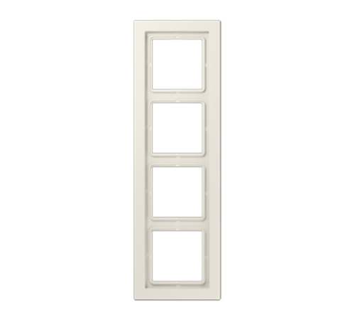 Рамка 4-кратная; слоновая кость LSD984W Jung