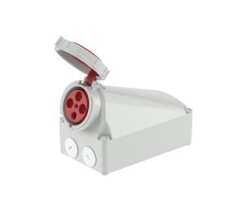 Розетка наружной установки IP67 125 A 3P+E 400V  DIS51512556  DKC