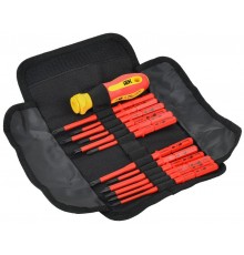  Отвертка диэлектрическая с жалами SLIM 13шт ARMA2L 5  A2L5-NS30-T2-13  IEK