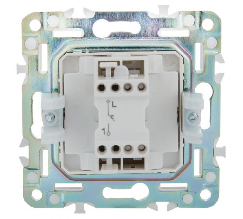 SKANDY Выключатель 1-клавишный кнопоч. 10А SK-V14Sa песочный  SK-V17-0-10-K98  IEK