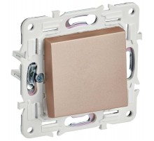 SKANDY Выключатель 1-клавишный 10А SK-V01Sa песочный  SK-V10-0-10-K98  IEK