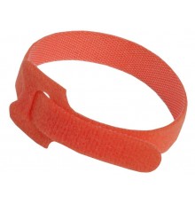 Хомут-липучка ХКл 14х310мм красный (100шт)  UHL10-14-310-100-K04  IEK