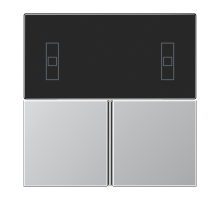 крышка с клавишами для Room controller, алюминий  AL4093TSA  Jung