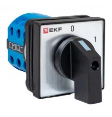 Переключатель кулачковый ПК-1-14 10А 4P "0-1" IP65  pk-1-14-10-65  EKF