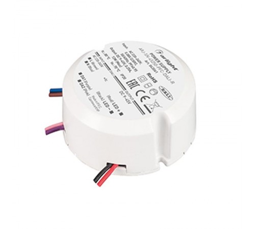 Блок питания ARJ-SN-45250-PFC-DALI-R (12W, 9-45V, 0.25A) (Arlight, IP20 Пластик, 3 года)  043061  Arlight