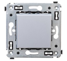 Переключатель одноклавишный в стену, "Avanti", "Закаленная сталь"  4404113  DKC