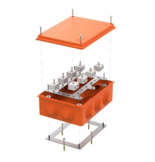 Коробка огнестойкая для о/п 40-0320-FR10.0-16 Е15-Е120 RAL2004 200х150х75 (5 шт/кор)  40-0320-FR10.0-16  Промрукав