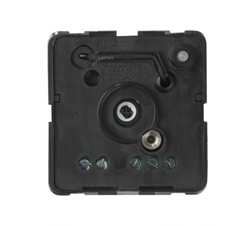 Simon 75 Механизм Термостат для управления системами отопления и кондиционирования, 8А, 230В, 5-35°С, S27, S82, S82N,  75503-39  Simon