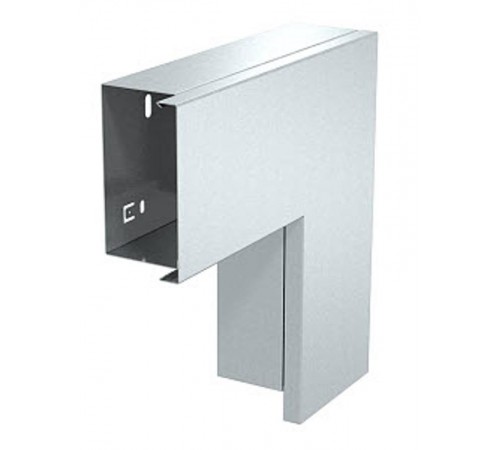 Плоский угол с крышкой кабельного канала LKM 60x100 мм (сталь) (LKM F60100FS)  6248004  OBO Bettermann