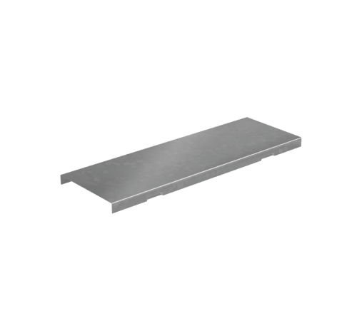 Крышка Т-отвода вертикального 50 мм с разворотом на 90 град "ПЛЮС"  KTDVplus90-50  КМ-профиль