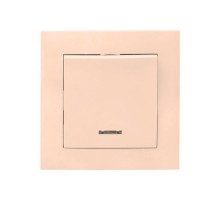 Валенсия выключатель 1-кл. 10А кремовый с индикатором EKF PROxima   EWV10-121-20   EKF