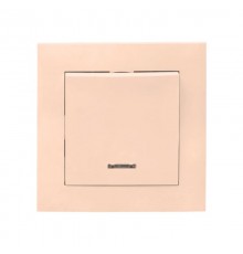 Валенсия выключатель 1-кл. 10А кремовый с индикатором EKF PROxima   EWV10-121-20   EKF