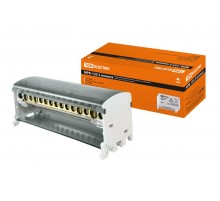 Блок модульный распределительный на DIN-рейку МРБ-125 2П 125А 2х15 групп  SQ0823-0012  TDM