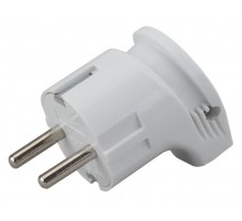 Vx3-W ЭРА Вилка с/з угловая 16A белая (24/480/3840)  Б0039678  ЭРА