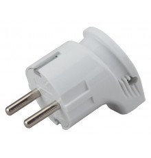 Vx3-W ЭРА Вилка с/з угловая 16A белая (24/480/3840)  Б0039678  ЭРА