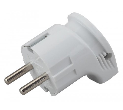 Vx3-W ЭРА Вилка с/з угловая 16A белая (24/480/3840)  Б0039678  ЭРА