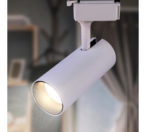 Светильник светодиодный трековый однофазный TR5-10 COB WH 10 ватт 4000К 700Лм белый  Б0049050  ЭРА