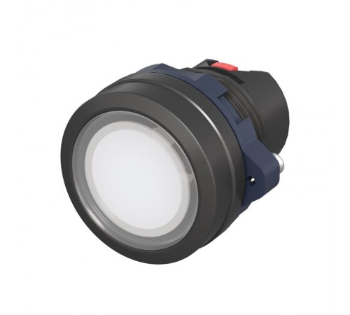 Головка кнопки плоская прозрачная без фиксации,  белая  M22P-FMLWP  DKC