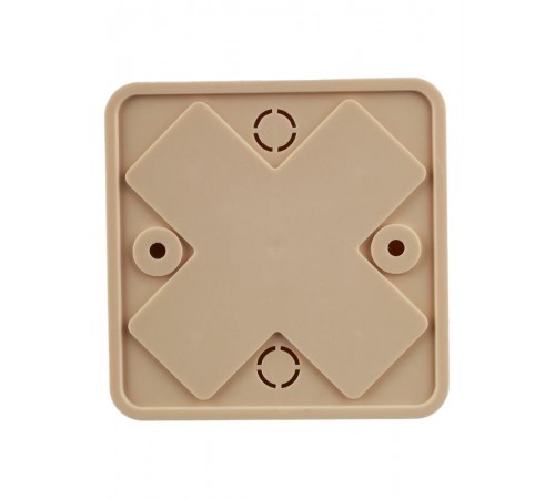 Коробка распределительная КМ41212-04 для о/п 79х79х23 мм сосна (6 клемм 6мм2)  UKO10-075-075-020-K34  IEK