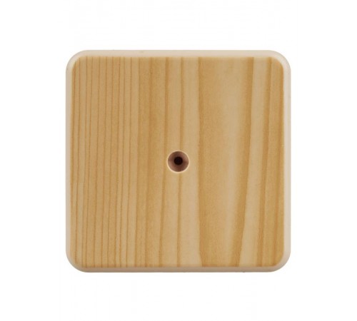 Коробка распределительная КМ41212-04 для о/п 79х79х23 мм сосна (6 клемм 6мм2)  UKO10-075-075-020-K34  IEK