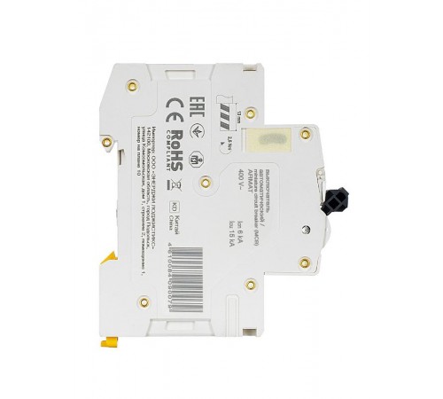 Выключатель автоматический четырехполюсный M06N 4P B 20А 6кА ARMAT  AR-M06N-4-B020  IEK