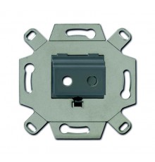 Адаптор/суппорт для TRS-разъёмов, mini-jack 3.5 мм, аудио, цвет серый  0230-0-0460  2CKA000230A0460  ABB