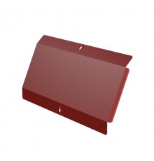 Крышка угла вертикального внешнего 45 градусов Стандарт 500 RAL 3000  PR16.5276  Промрукав