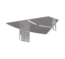 Крышка угла горизонтального изменяемого 0-45 градусов 200  PR16.1006  Промрукав