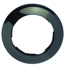 Simon 88 Рамка декоративная, 4 поста, круг в круге, S88, воронёная сталь  88640-35  Simon