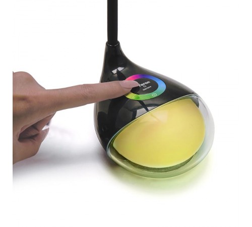 Светильник настольный 7W, 6000-6500K, 100-240V, черный, DE1730  41554  FERON