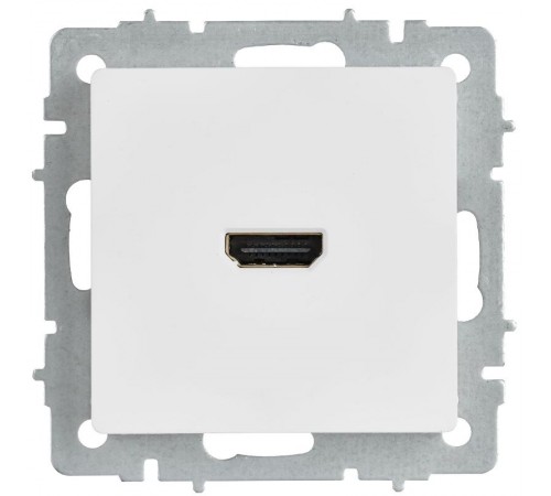 BRITE Розетка HDMI РHDMI-0-БрАБ арктический белый   BR-H10-K91  IEK