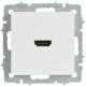 BRITE Розетка HDMI РHDMI-0-БрАБ арктический белый   BR-H10-K91  IEK