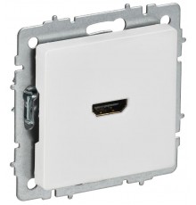 BRITE Розетка HDMI РHDMI-0-БрАБ арктический белый   BR-H10-K91  IEK