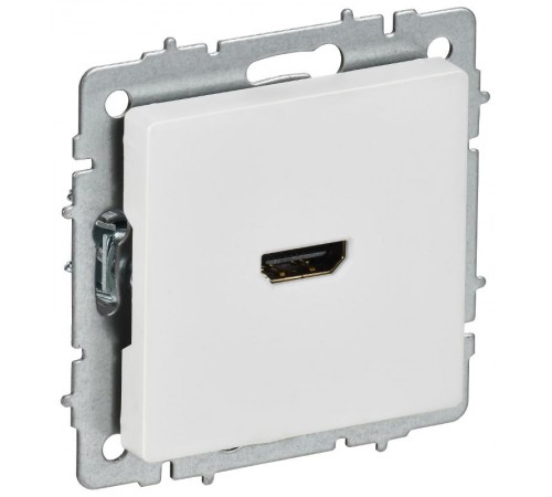 BRITE Розетка HDMI РHDMI-0-БрАБ арктический белый   BR-H10-K91  IEK