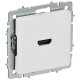 BRITE Розетка HDMI РHDMI-0-БрАБ арктический белый   BR-H10-K91  IEK