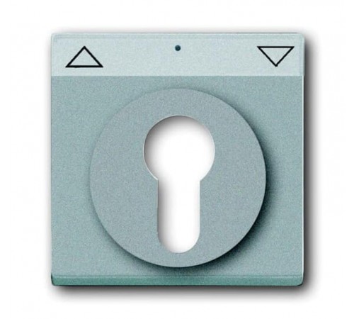 Накладка для механизма 2712/2713 USL, 2722/2723 USL, 2733 USL, поле для надписи, Future/Axcent/Carat/Династия, серебр. алюм.  2CKA001710A3662  ABB