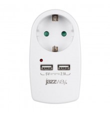Адаптер AD-1GU USB, заземл.  .5051744  Jazzway